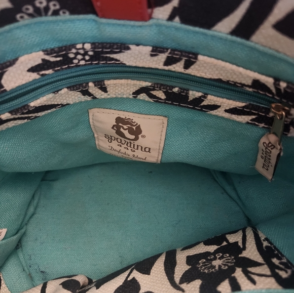 Spartina 449 Privateer Shoulder Bag. Closure is missing a piece - Picture 8 of 9